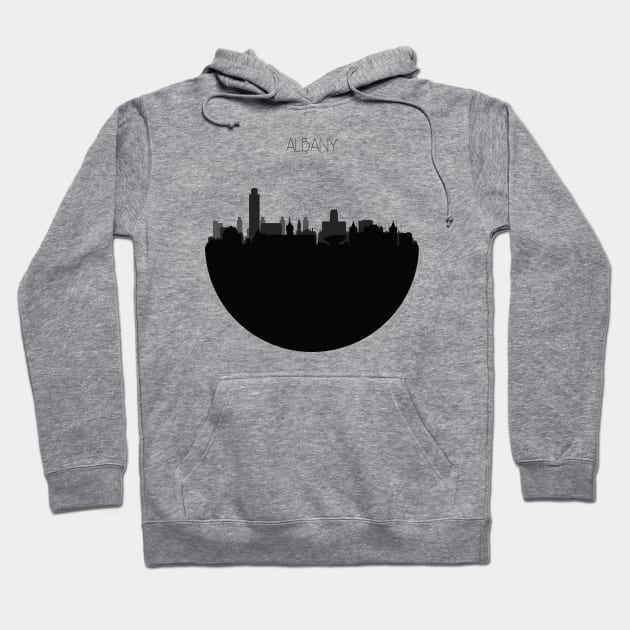 Albany Skyline Hoodie by inspirowl